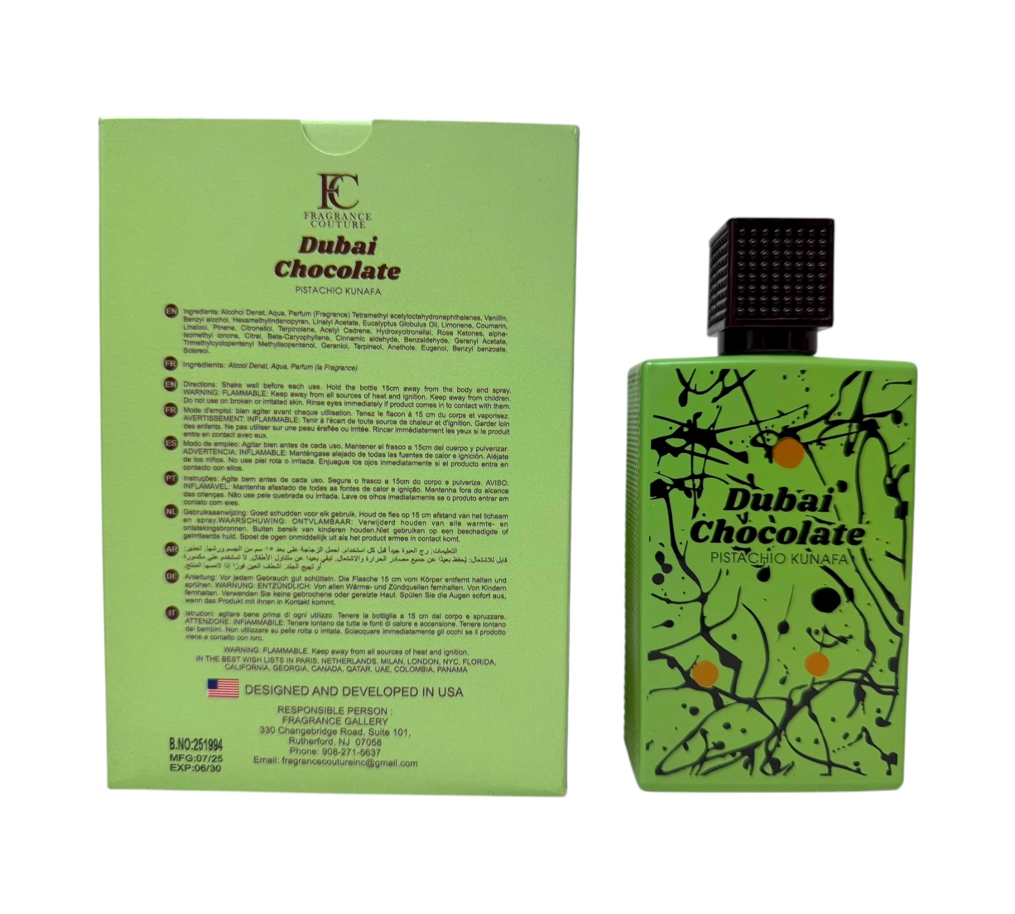 5ml: Dubai Chocolate for Men and Women (FC)