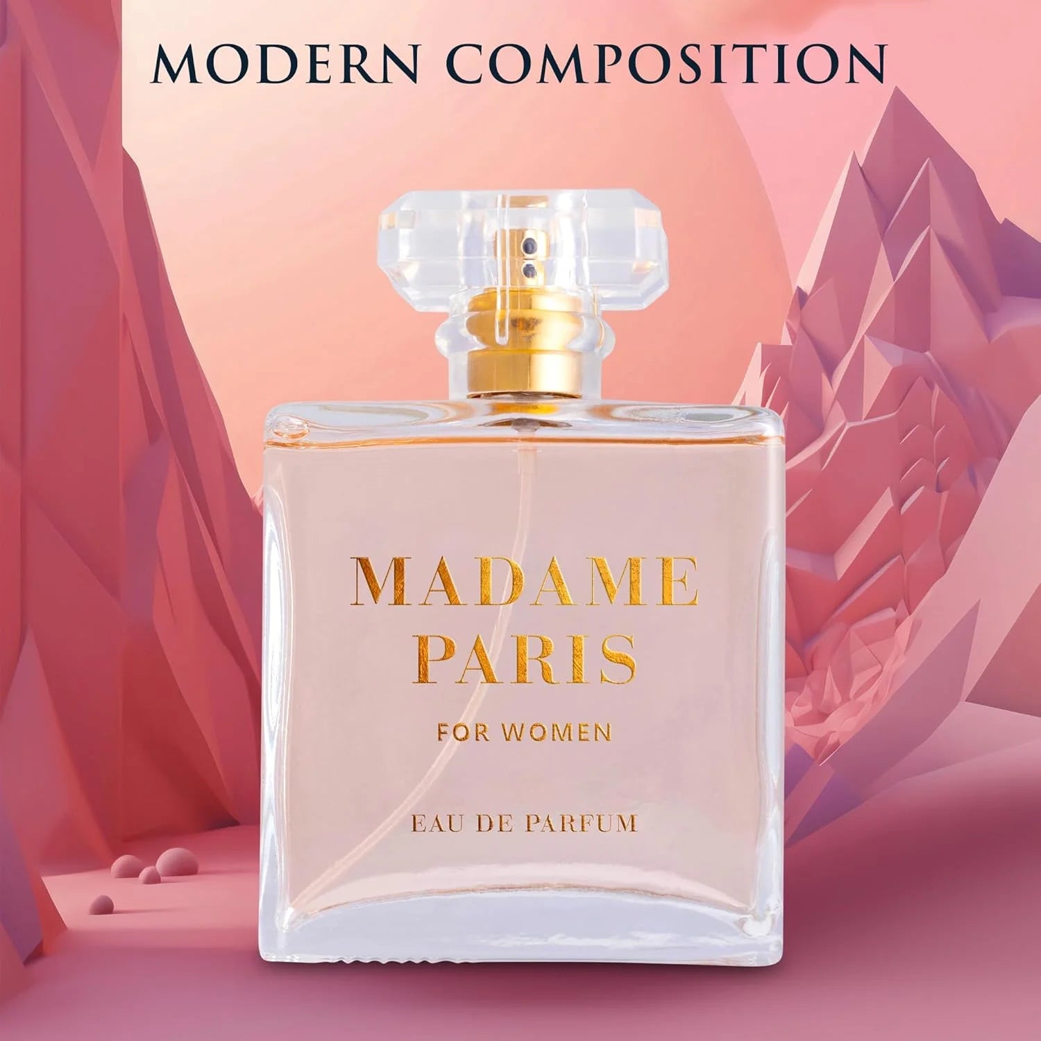 Madame Paris Eau De Parfum for Women, 3.4 oz – Floral, Ambery Scent, Cruelty-Free Perfume
