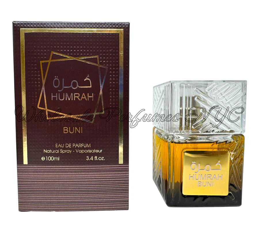 Men's Cologne Humrah Buni Noteds with Vanilla, Warm Spicy, Amber, Cinnamon - Eau de Parfum Long-Lasting Fragrance for Unisex Perfume, 3.40 Ounce / 100 ml