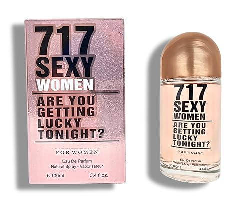 5ml: 717 Sexy Women - Are You Getting Lucky Tonight? Eau de Parfum 3.4 Fl. Oz. Amber Floral fragrance for women.