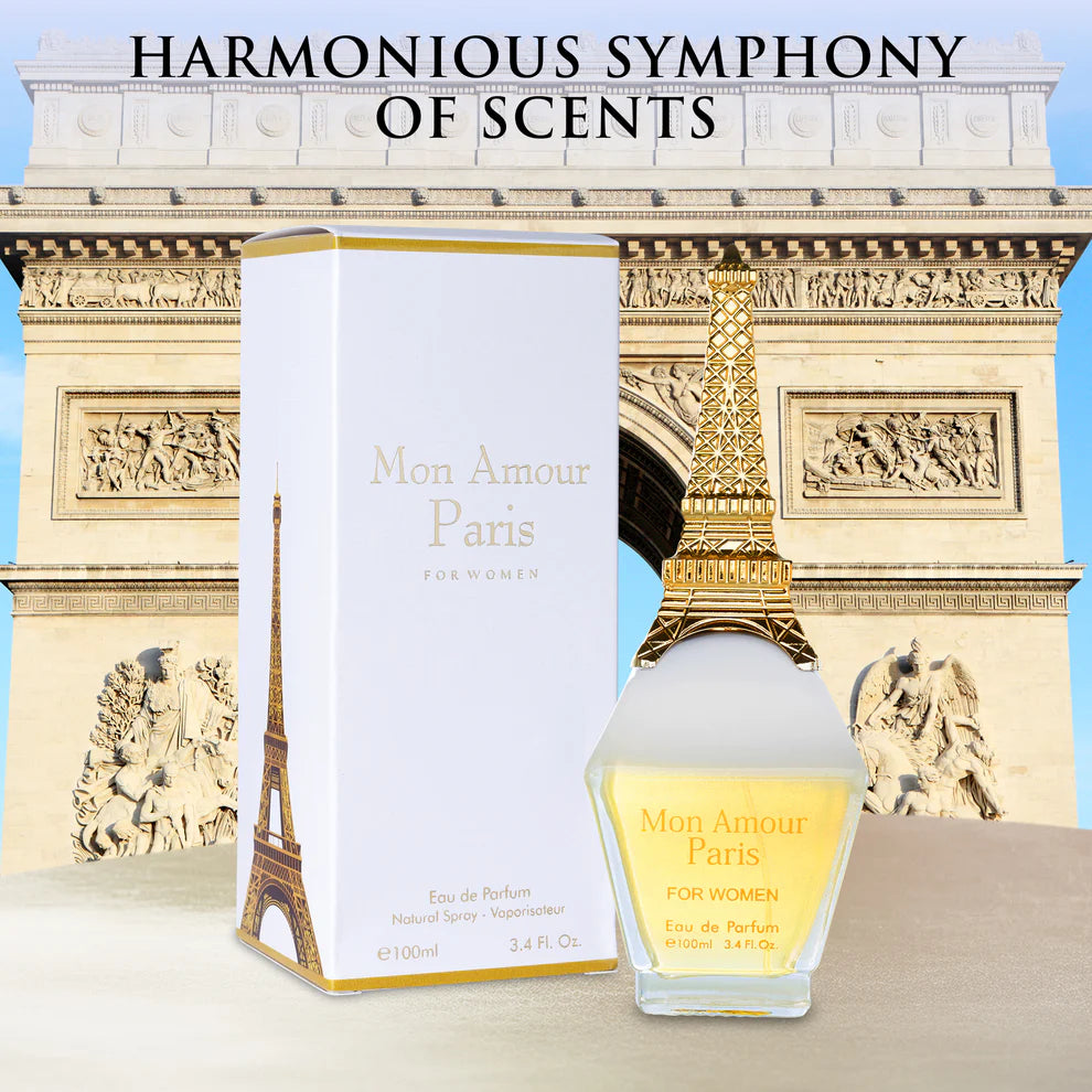 Mon Amour Paris - 3.4 oz / 100ml The Perfect Blend of Elegance and Allure for Women | Urban Collection