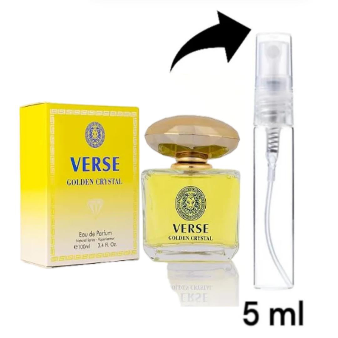Verse Golden Crystal for Women 3.4 fl Oz - Floral Fruity Fragrance