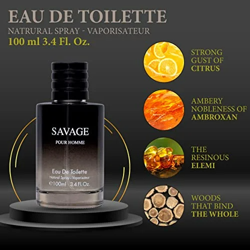 5ml: NovoGlow Salvage 3.4 Oz Eau De Toilette Spray Refreshing & Warm Masculine