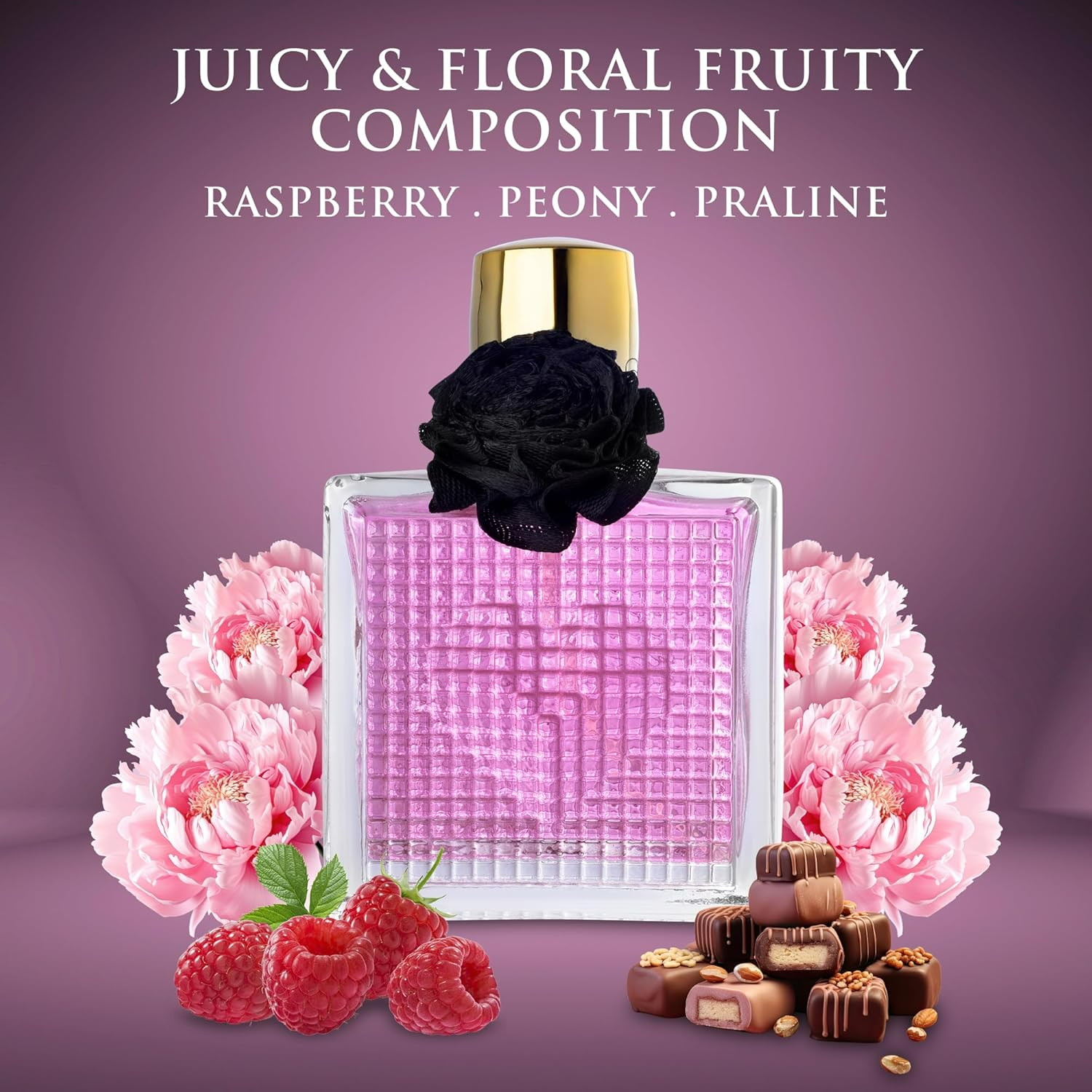 5ml: Sinful for Women Eau De Parfum - Versatile Perfume Choice - Featuring a Fruity & Floral Scent That will Make You Feel Feminine - Long-Lasting Fragrance for Day & Night Use - Elegant 100ml Bottle