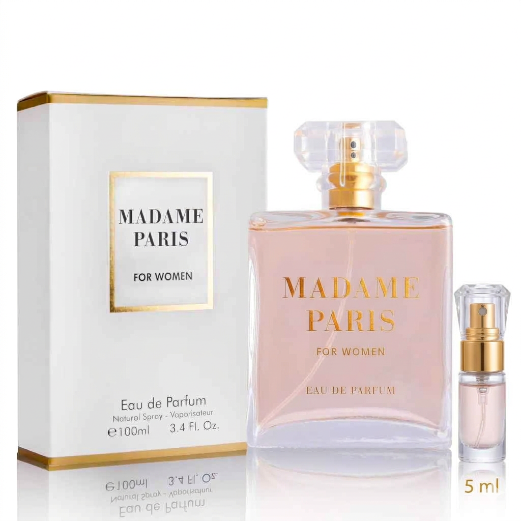 Madame Paris Eau De Parfum for Women, 3.4 oz – Floral, Ambery Scent, Cruelty-Free Perfume